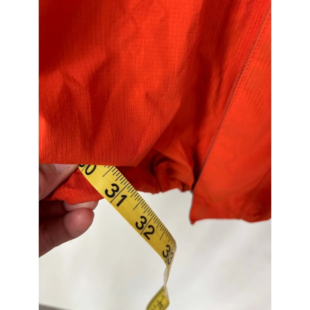 The North Face Gore-Tex Mountain Jacket Mens XL Orange Grey‎ Fleece Lined Shell